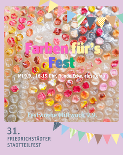 Farbe für's Fest - Farbe für's Fest