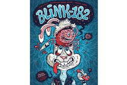 Michael Hacker, Blink-182, 2017, Siebdruck, 61x46cm