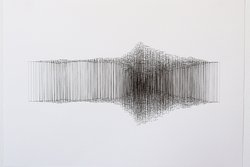 Daniela Wesenberg, aus der Serie: Irritationen, 2015, Tuschestift auf Papier, 29,7 cm x 42 cm