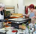 Druckwerkstatt am Vormittag
