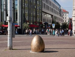 Via Lewandowsky, Durs Grünbein, Demokratieglocke, Leipzig, 2009, Fotograf: Thomas Bruns