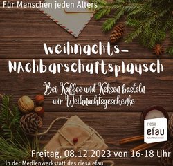 Nachbarschaftsplausch - Weihnachtsbasteln