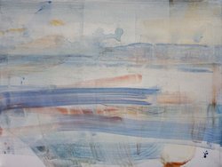 Ulrike Kampmann / "Kiesel gesammelt" / Malerei