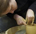 Drehen auf der Töpferscheibe Kurs 1 Drehen auf der Töpferscheibe Kurs 1