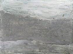 Hommage an Eberhard Göschel - Eberhard Göschel Heraldische Landschaft 1987 Öl auf Leinwand Leihgeber: Albertinum, Staatliche Kunstsammlungen Dresden